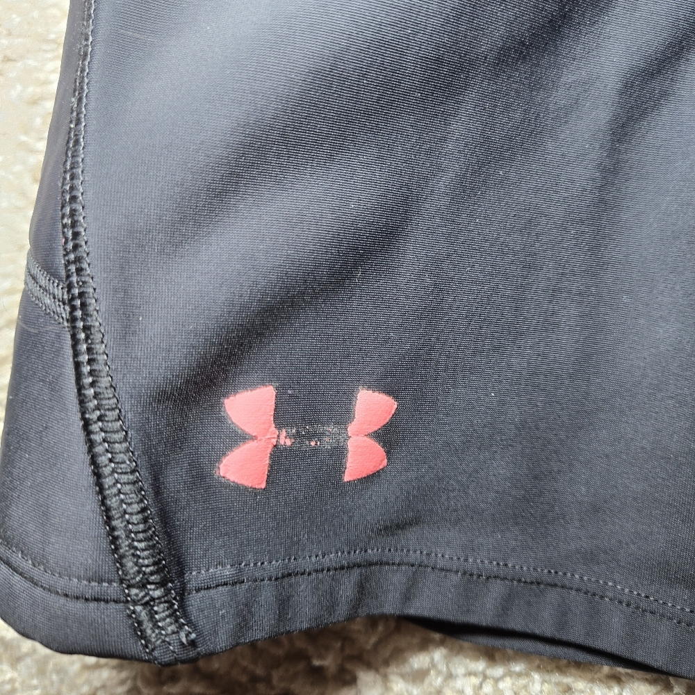 Under Armour Womens XS Softball Padded Sliding Shorts Black Pink - Picture 3 of 3
